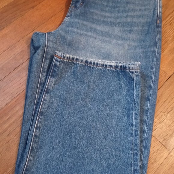 MADEWELL curvy low-slung straight jeans in palmina wash (sz29) - Picture 8 of 16